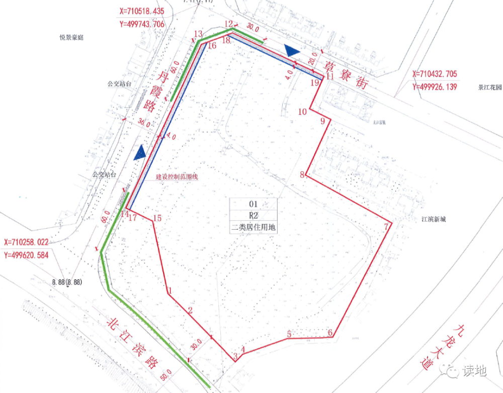 丹霞a地块四至图丹霞a地块航拍图地块价值分析丹霞a地块周边配套示意