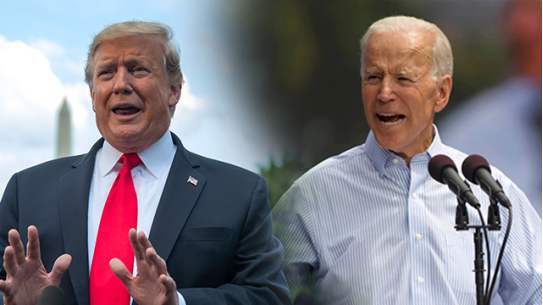 特朗普支持率再度反超拜登