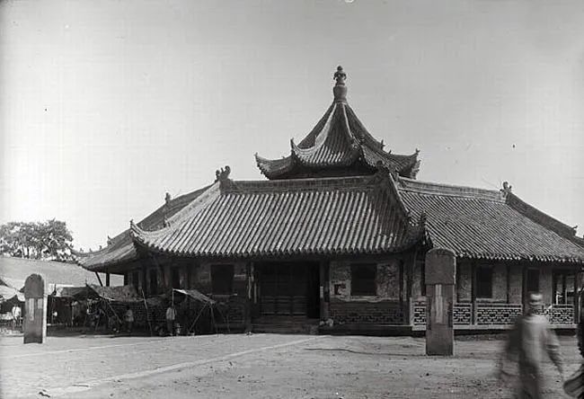 1907年河南开封老照片 110年前的二曾祠,大国相寺,鼓楼