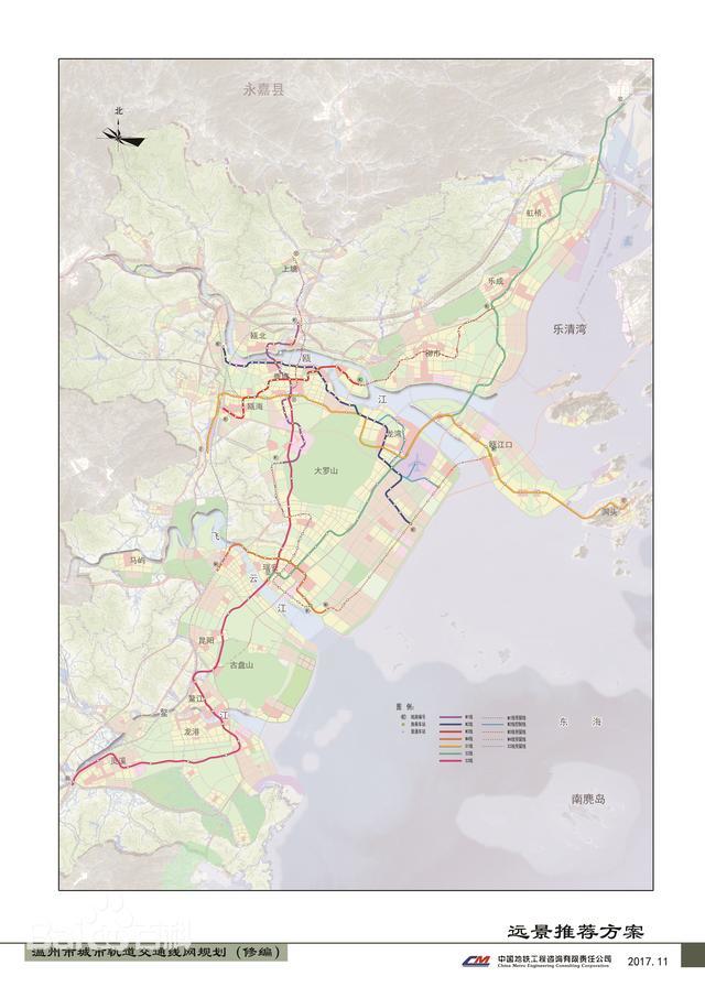 温州规划3s线 4m线轨道交通,总长381千米.瑞安,洞头都