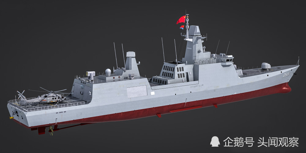 网友cg海军下一代054x护卫舰,新型桅杆抢眼,整舰更隐身更科幻!