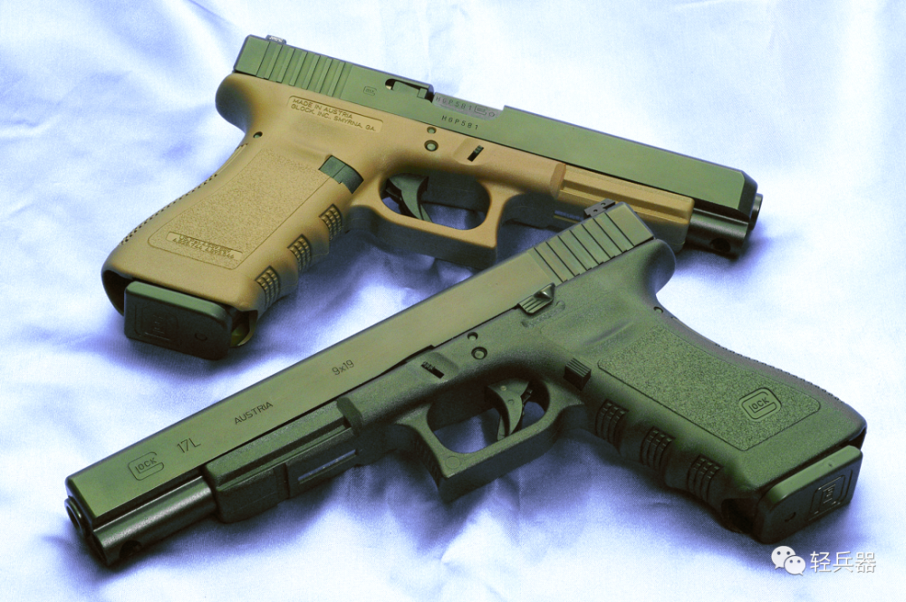 加长枪管型g17l手枪