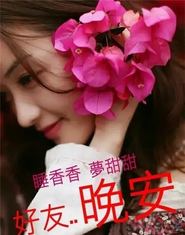 中老年表情包,朋友们晚安,睡香香梦甜甜!