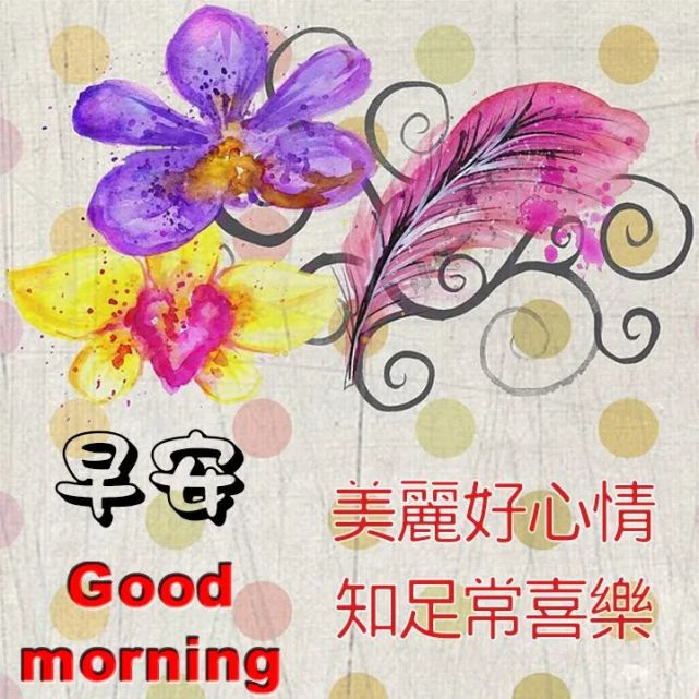 好看的鲜花早上好动态图片带字,早安图片祝福问候句子