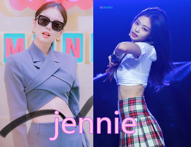 同是穿"jk",宋茜和杨超越还好,看到jennie:酸的直冒泡