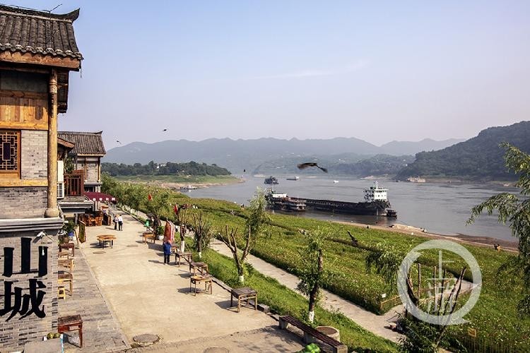 《古镇盛开格桑花》组照八 廖建国 摄于巴南区木洞镇