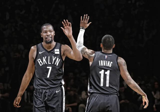 nba球员上脚:篮网队的球鞋,杜兰特和欧文的战靴很受