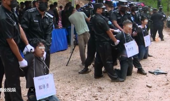 3名中国人在缅甸劫杀同胞被枪决 死前游街示众
