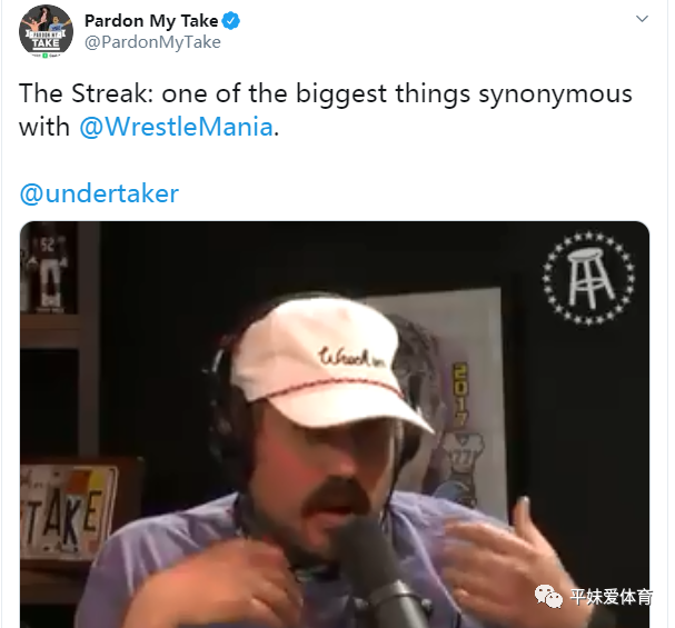 wwe送葬者首度透露自己渴望持有的摔角狂热连胜纪录长度