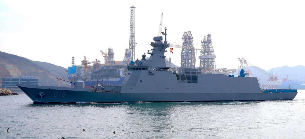 韩国海军"大邱"级护卫舰.