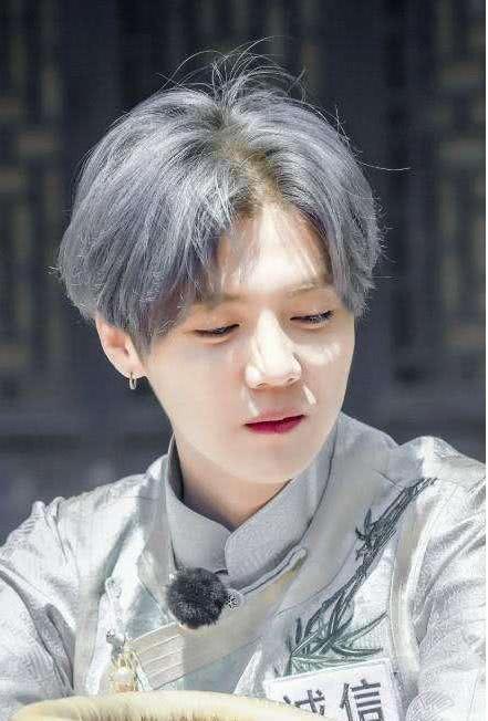 男星银发造型:鹿晗精致,陈伟霆高冷,看到李易峰,难以