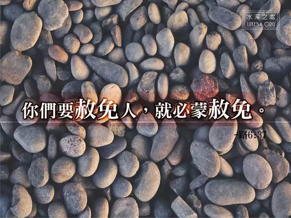 放下这些别人过犯的石头吧!