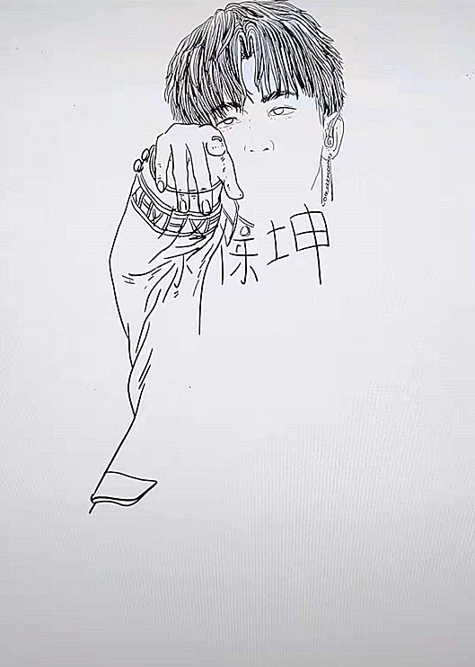 大神发明文字转画"蔡徐坤",起初:脑洞清奇!看到成品:请受徒弟一拜