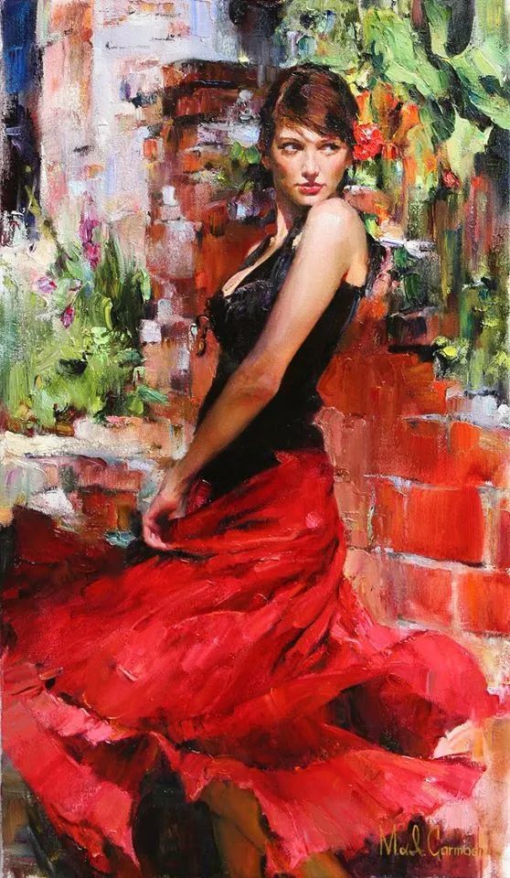 小色块,大笔触画出这绝美的油画,这色彩实在太美腻了!