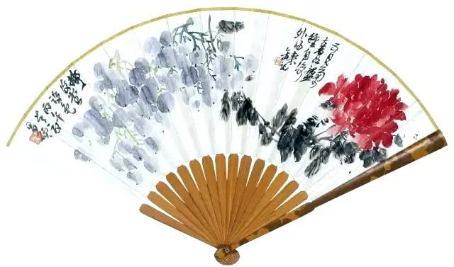 吴昌硕扇面作品