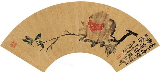 吴昌硕精选扇面27幅,文人画最后的高峰!