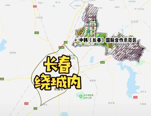 长春提出了 "四大板块"新规划, 其中最神秘的, 最近, (长德新区规划