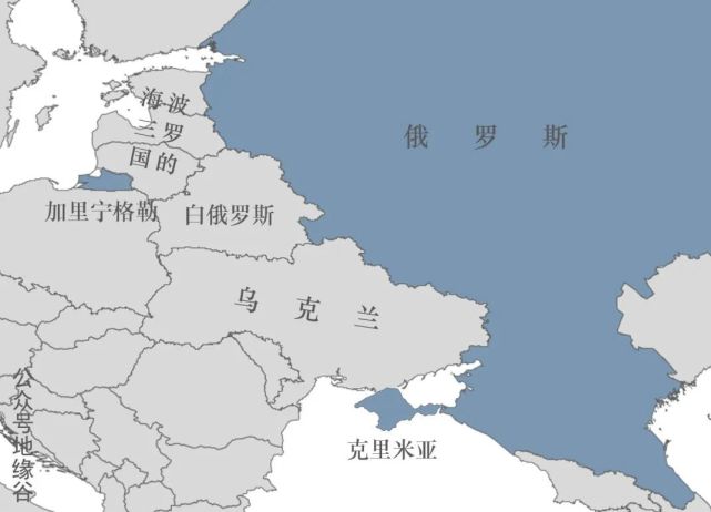 加里宁格勒在俄罗斯与德国间三度飞地