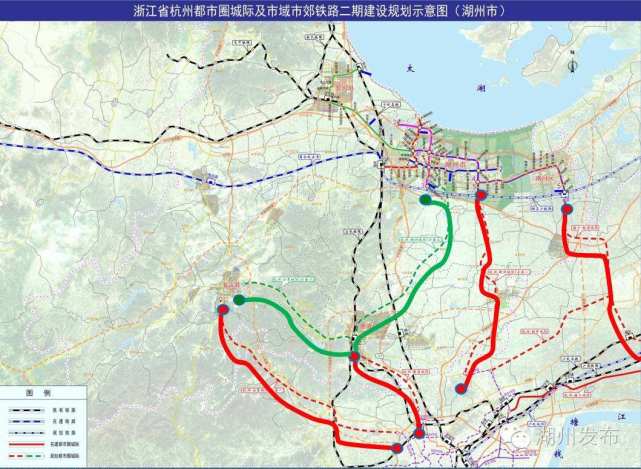 湖州1,2号轨道线路将开建,拟建4条地铁,走向已明确