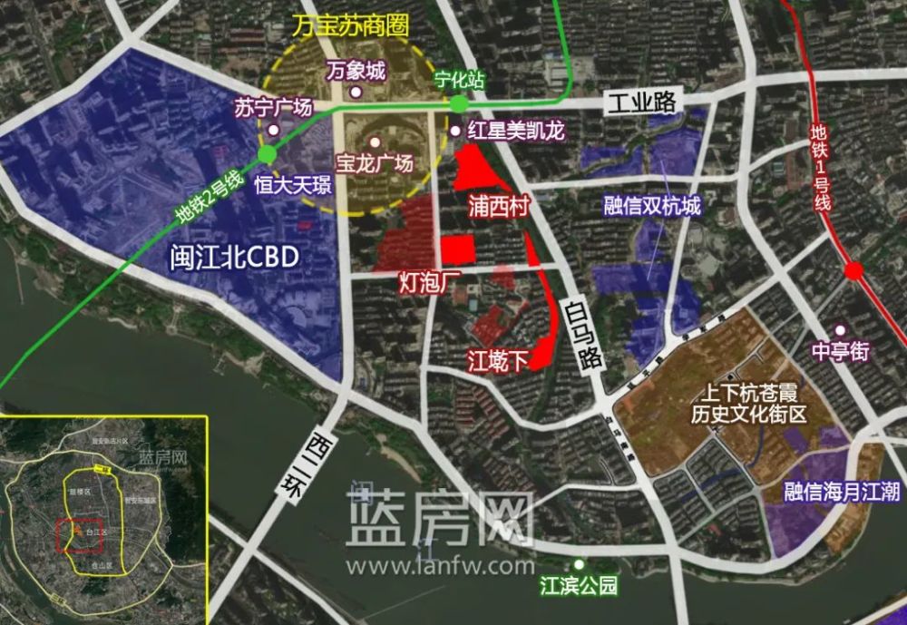 根据规划,宁化片区旧改地块未来将 规划住宅用地,商业用地,学校用地