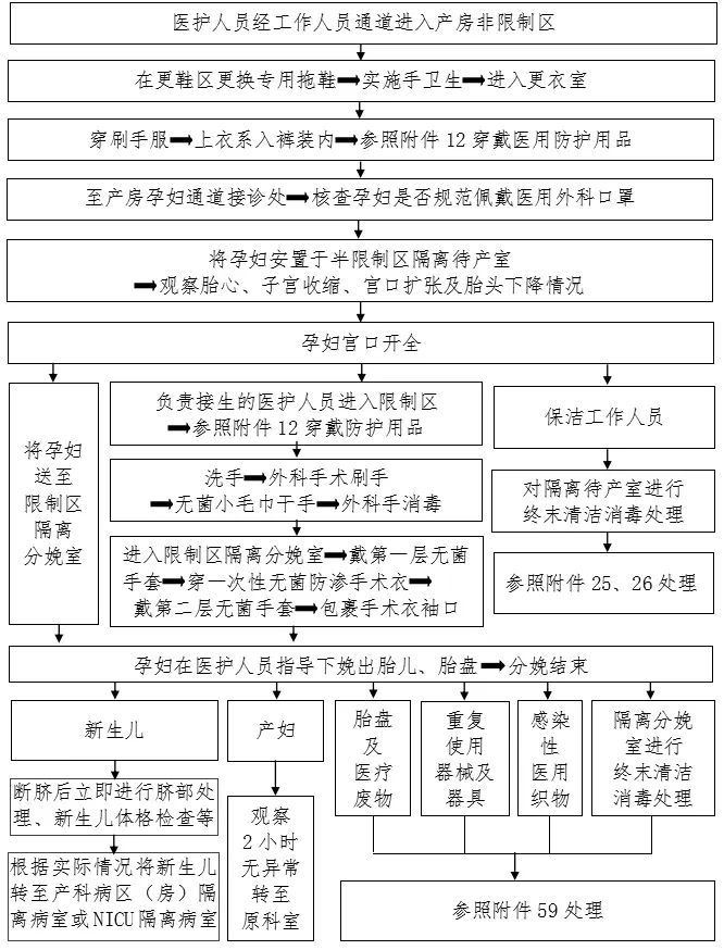 待产及分娩防控流程