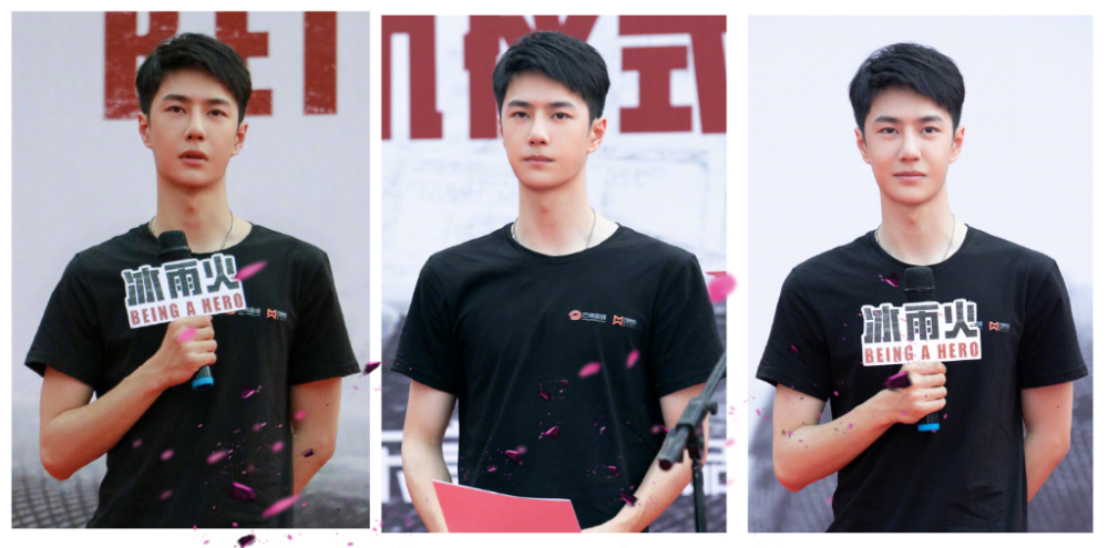 王一博拍戏剪掉长发,帅气短发也太man了,干净清爽少年