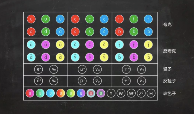 这些 基本粒子都有其相应的 ○基本粒子包括夸克,轻子和玻色