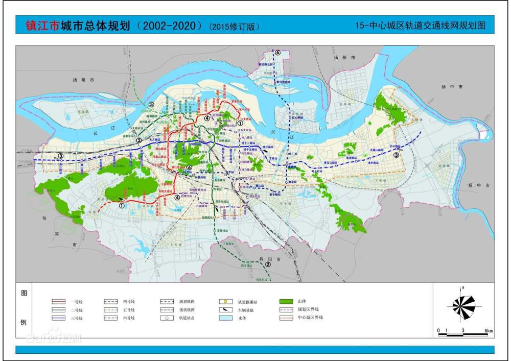 镇江地铁规划图