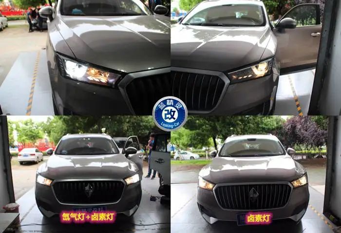 再来看看宝沃bx5不同灯光的灯光效果