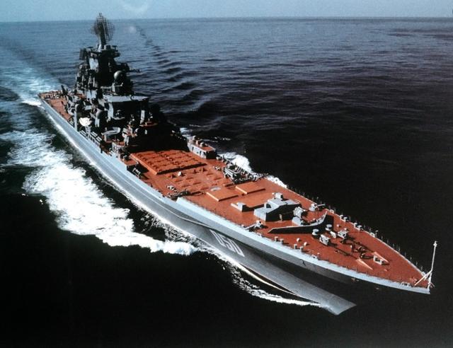 图为基洛夫级核动力巡洋舰