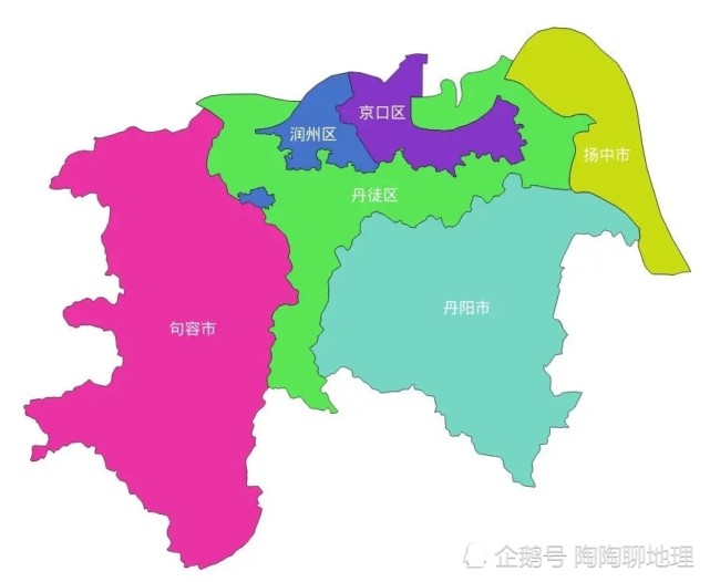 镇江市各地建成区排名,最大是京口区,最小是丹徒区,了解一下?