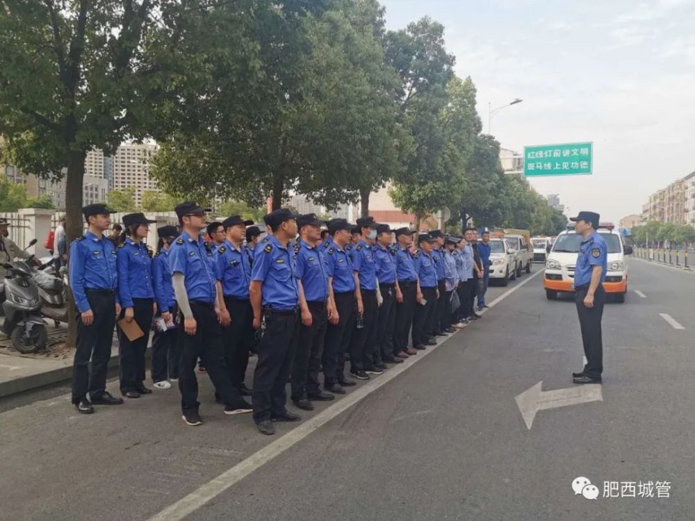 肥西县城管局重拳出击整治市容市貌