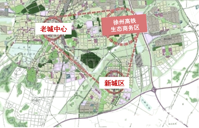 早在2007年《徐州市城市总体规划》中正式确立城市"东进南扩"的城市