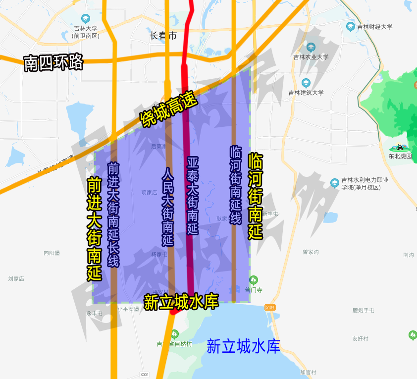 永春这一侧, 目前 长春最南侧有两个项目: 中海橡树园,拿地价6129元