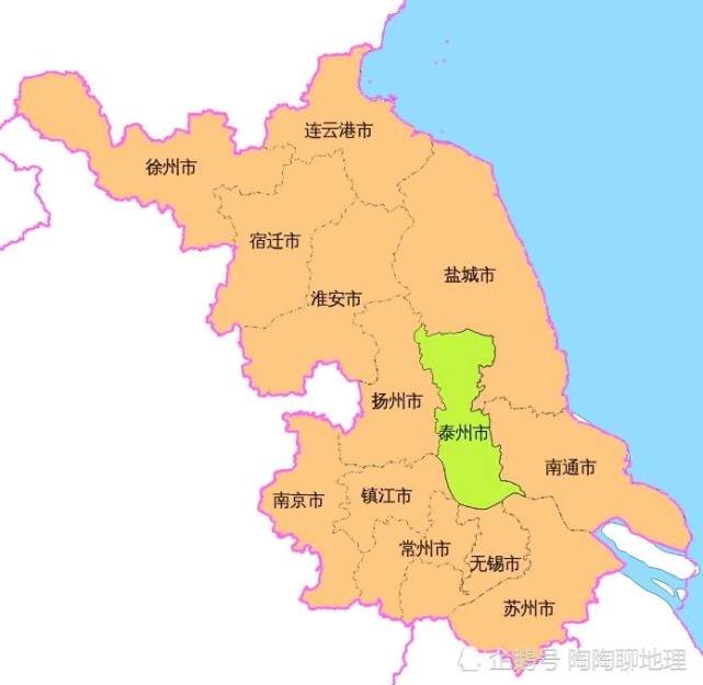 江苏省泰州市3区3市,建成区排名,最小是兴化市,来了解