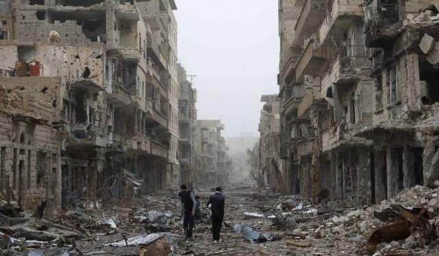 今天的叙利亚只剩下战争和废墟