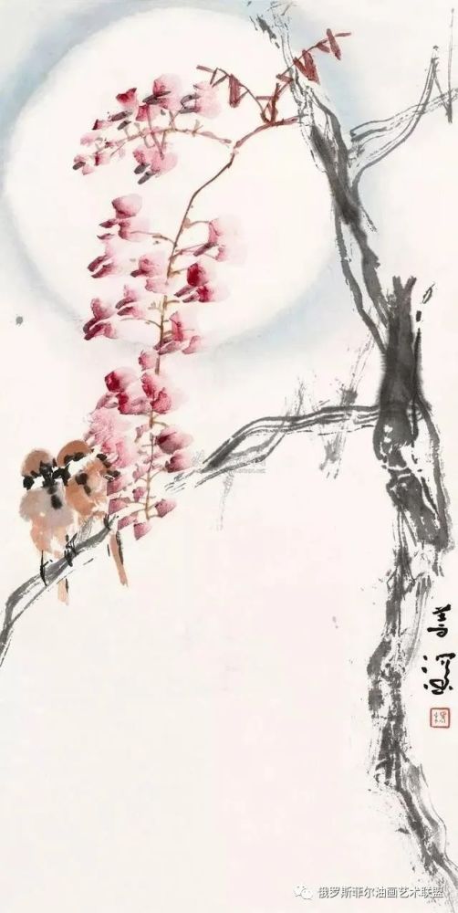 中国画坛蜚声中外的大师,杨善深花鸟画作品欣赏