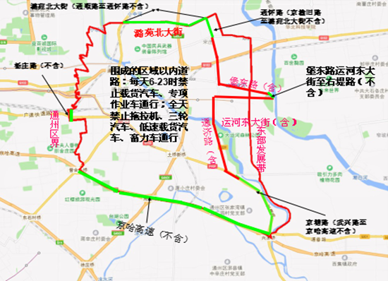 限行区域及时间:石担路由108国道辅线至新桥大街北口之间路段(不含)