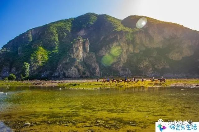 保定周边免费旅游景点-野三坡的拒马河畔,不花钱随意游玩