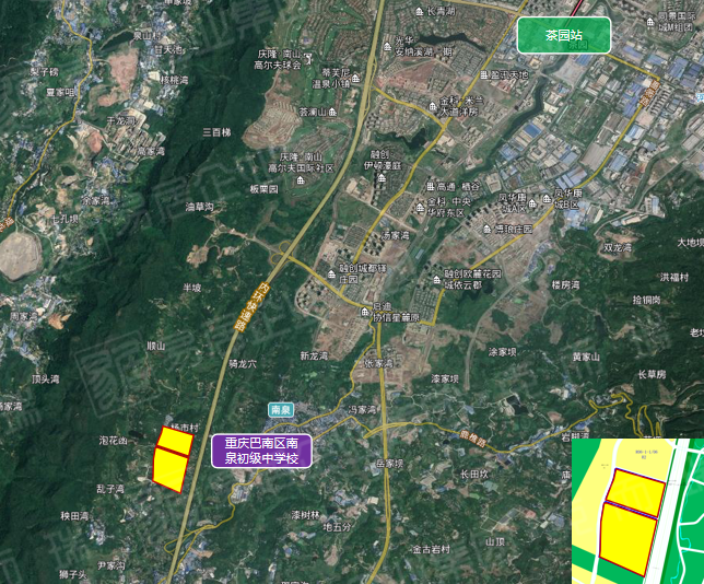 今日主城供地2宗,巴南界石600亩商住用地上架