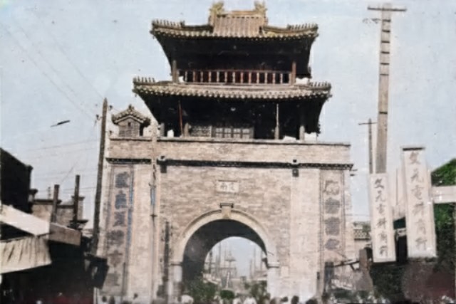 老照片:三十年代的天津景象