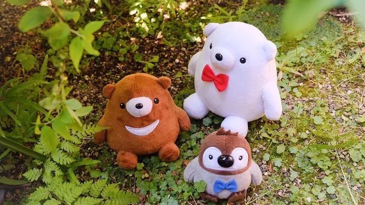 这煤球画的熊太可爱了