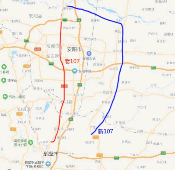 8公里一级公路,起点在省道301和老国道107交