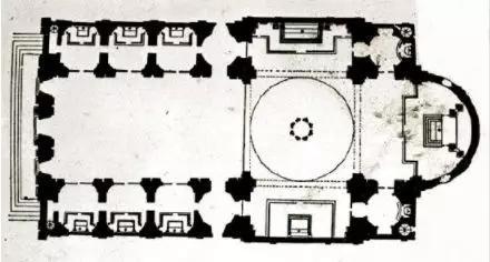 罗马圣卡罗教堂平面图
