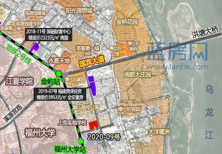 荆甘一体化城市设计效果图 上街镇国宾大道南侧