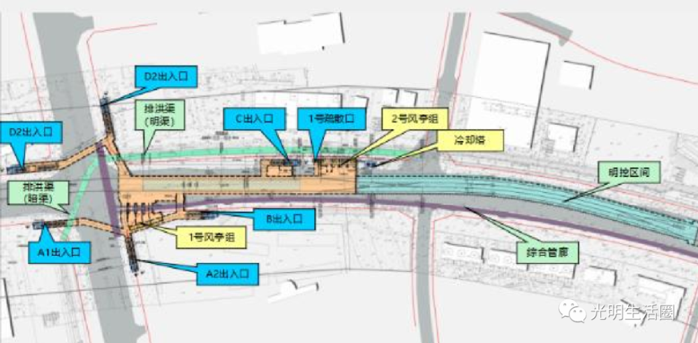 光明启动地铁13号线土整,各站点详细分布及规划曝光!