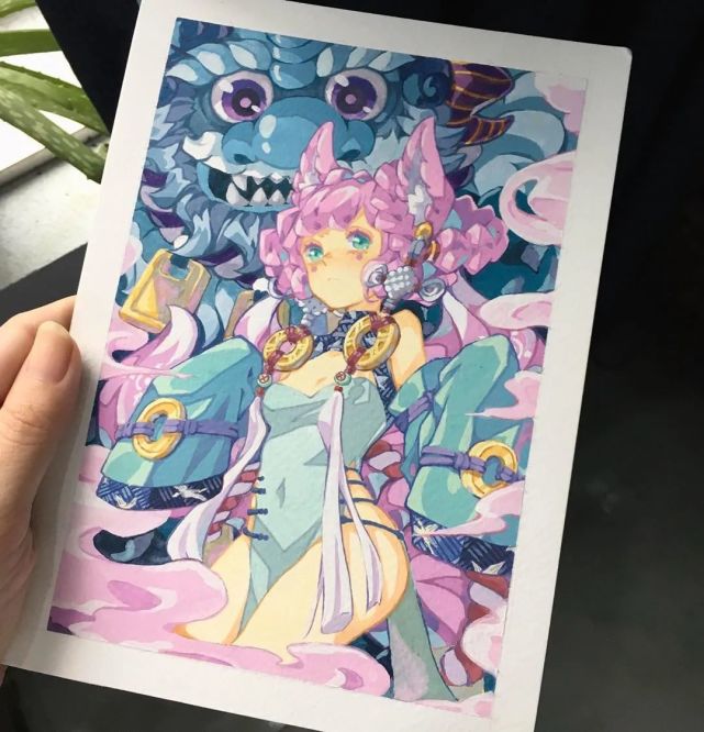 水彩画动漫绘画:美爆了的水彩动漫插画,赶紧收藏起来吧