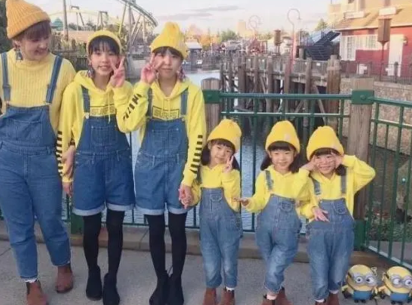 生下双胞胎，再迎来三胞胎，五个女儿如复制粘贴，堪称甜蜜的负担