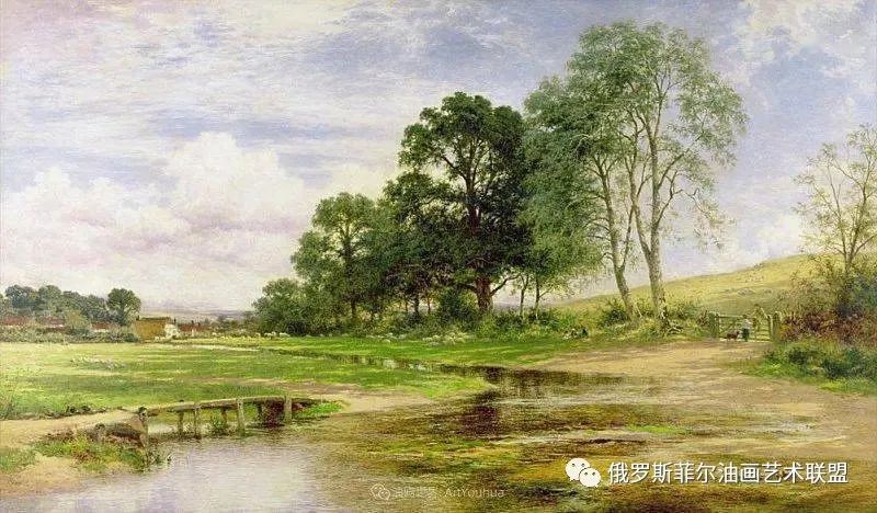 横跨两个世纪的著名英国风景画家本杰明·威廉姆斯·利德油画欣赏