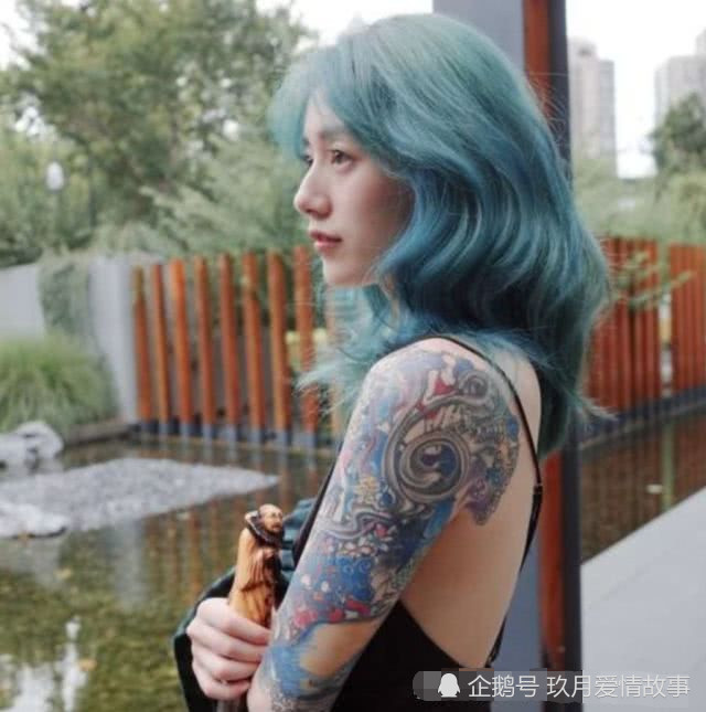 女明星的花臂纹身:谭维维榜上有名,只有她凭借"花臂"大火